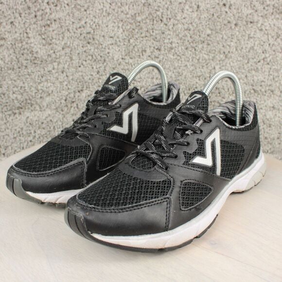 Vionic Athletic Sneakers Lace Up Comfort Womens 8 Black Gray Mesh - Picture 4 of 12